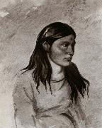 George Catlin, Win-pan-to-mee,The white weasel